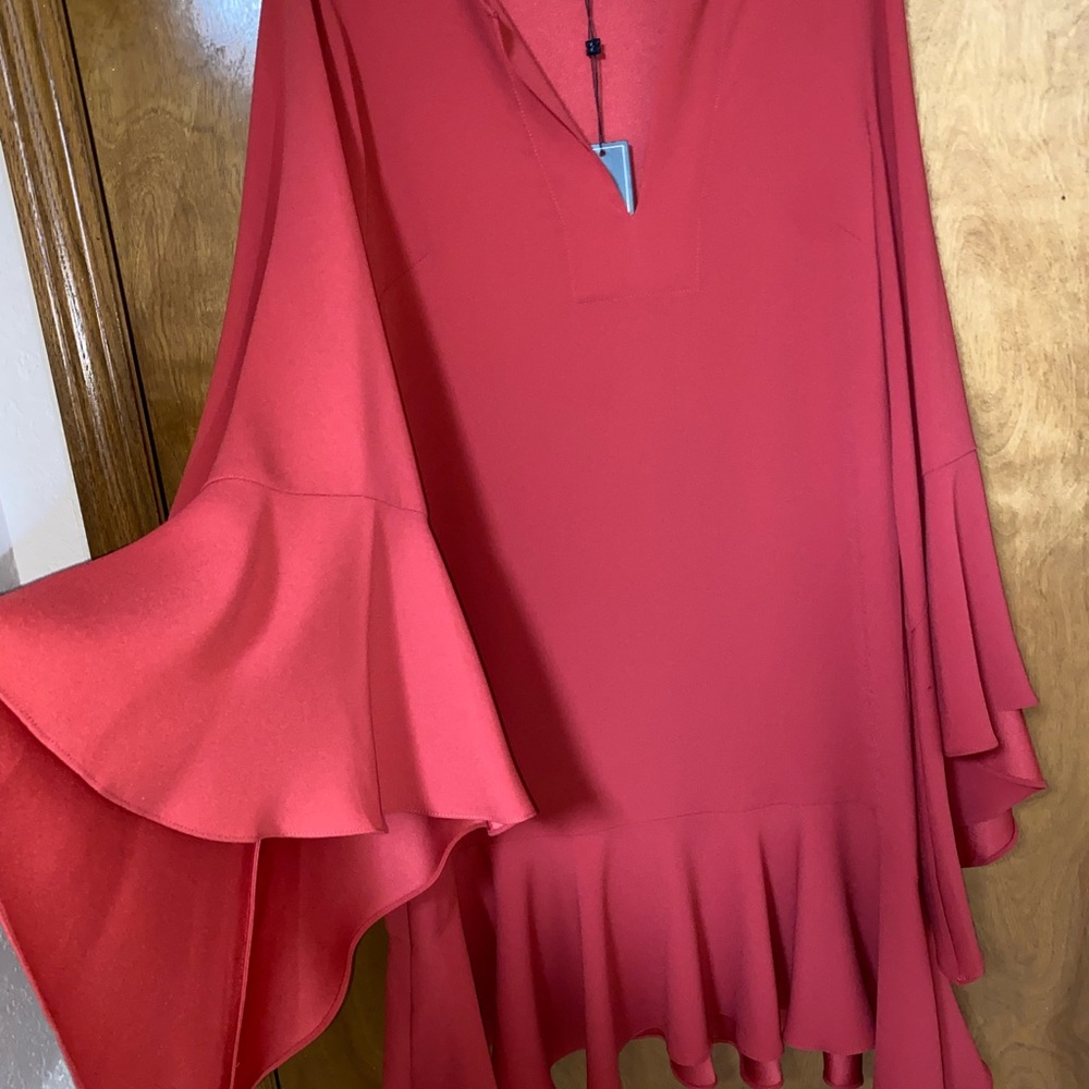 Elegant Red Women's Top